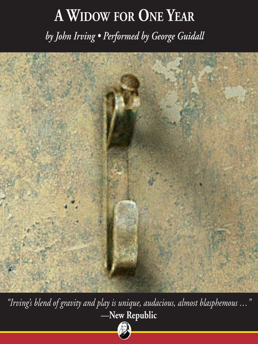 Cover image for A Widow for One Year 